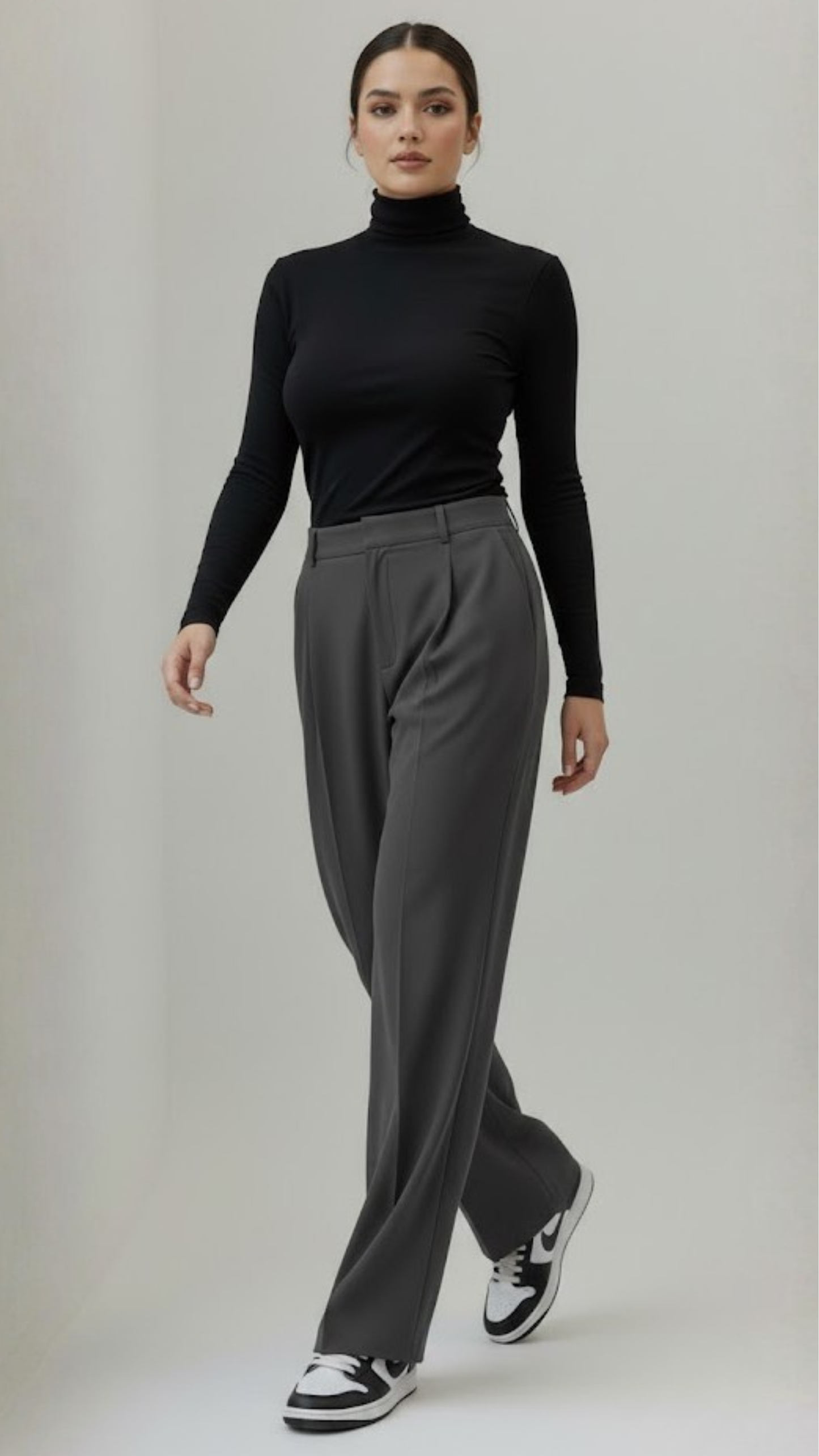 Erum loose Dark Grey Pant