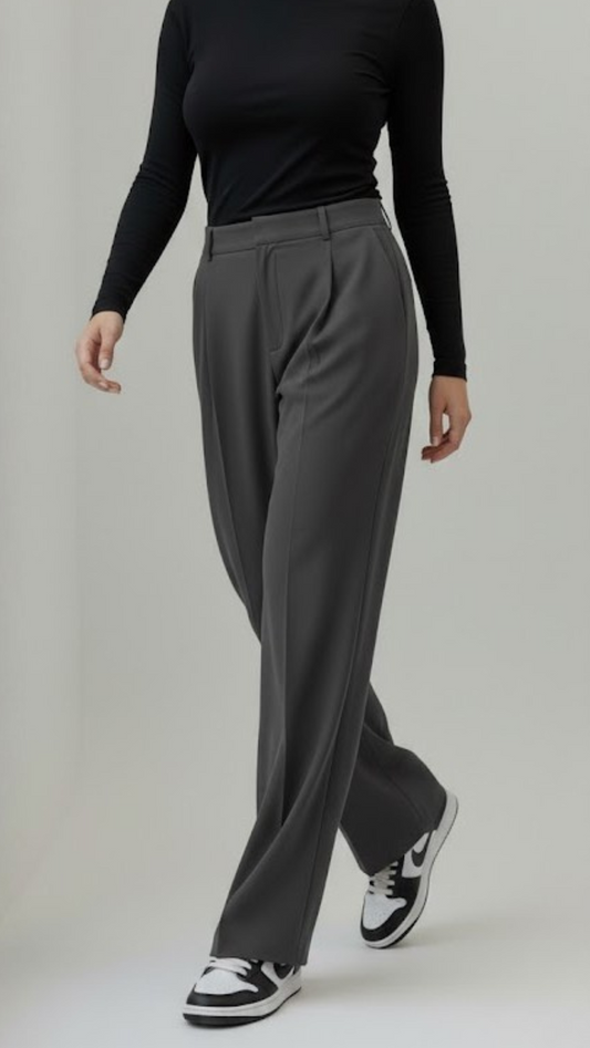 Erum loose Dark Grey Pant
