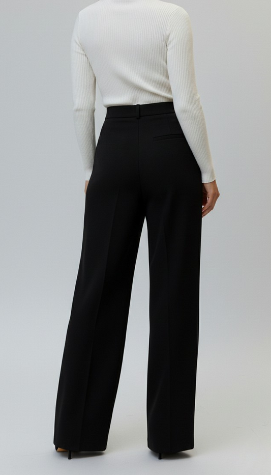 Erum Loose Black Pant