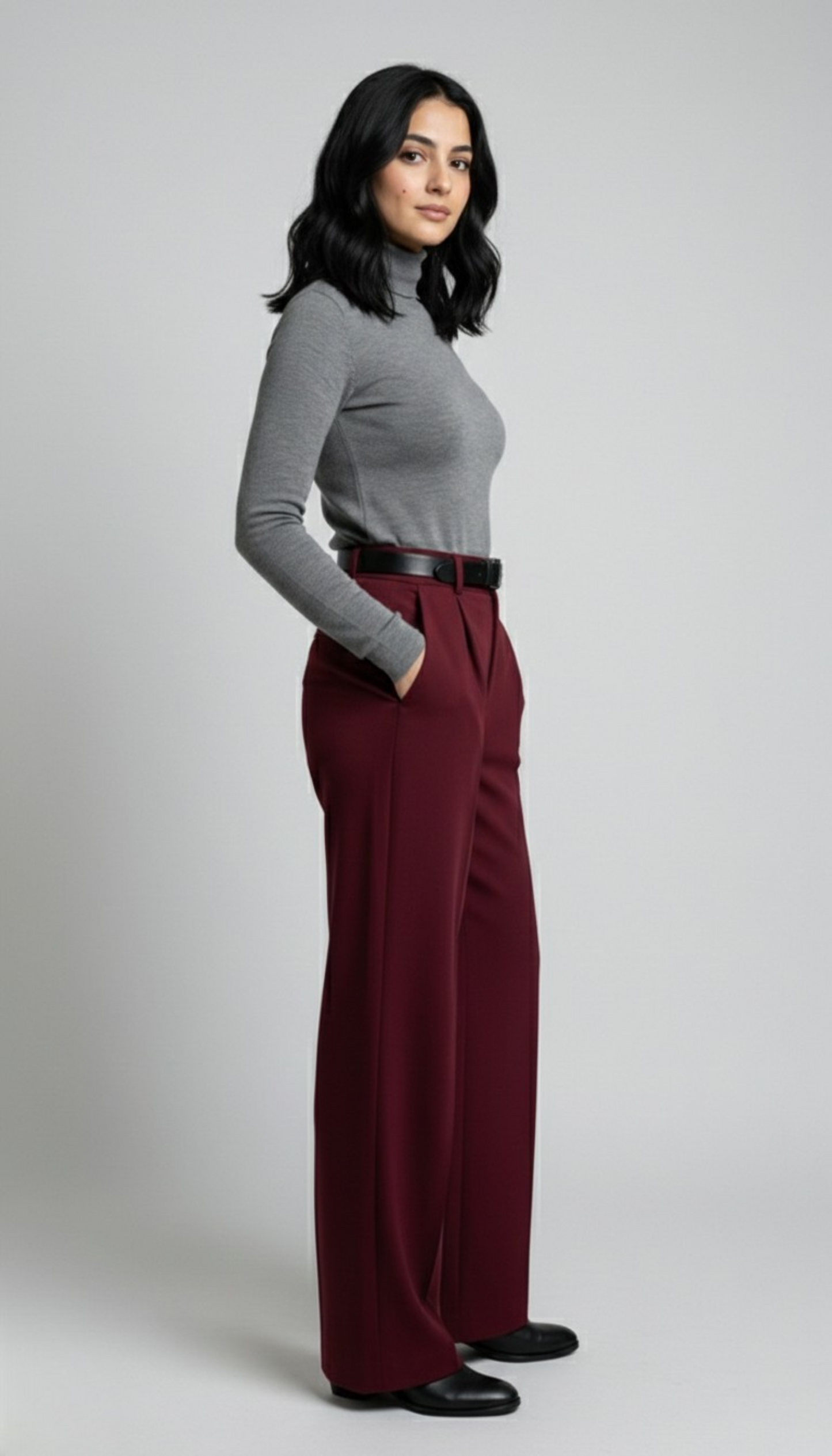 Erum loose Burgundy Pant