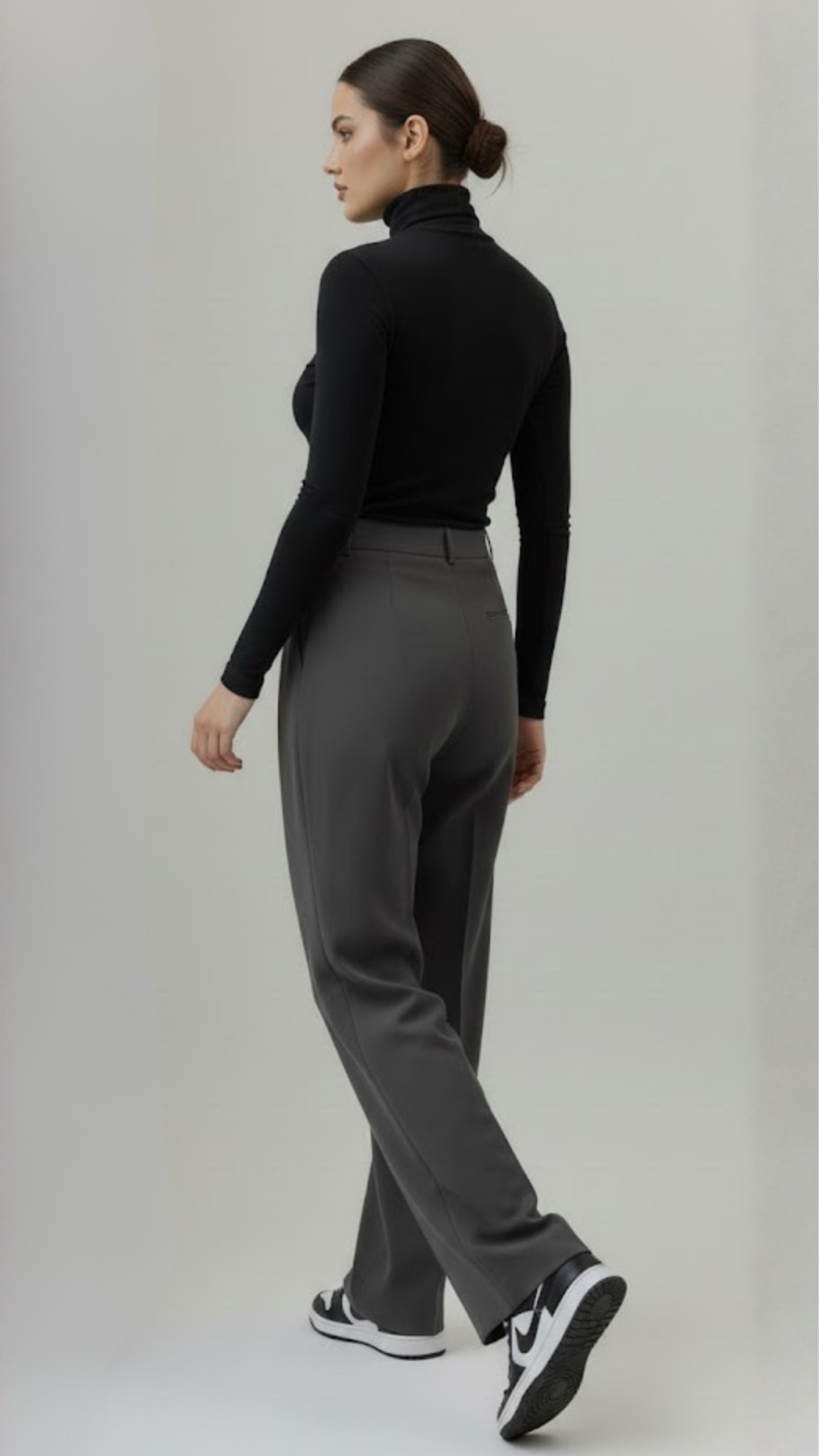 Erum loose Dark Grey Pant