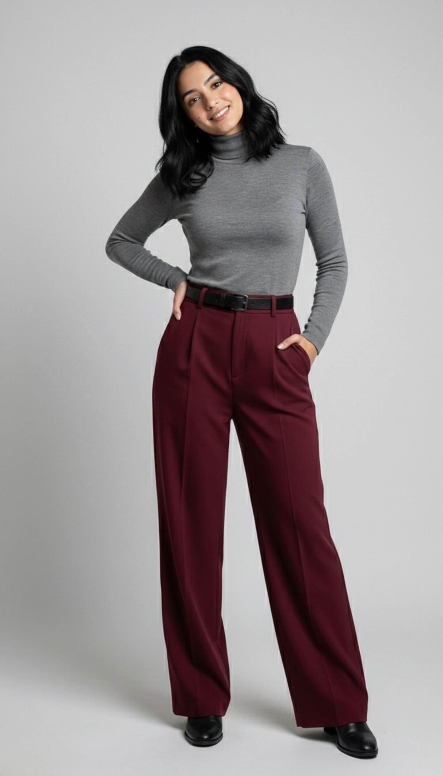 Erum loose Burgundy Pant