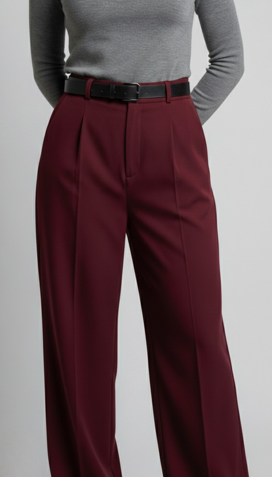 Erum loose Burgundy Pant