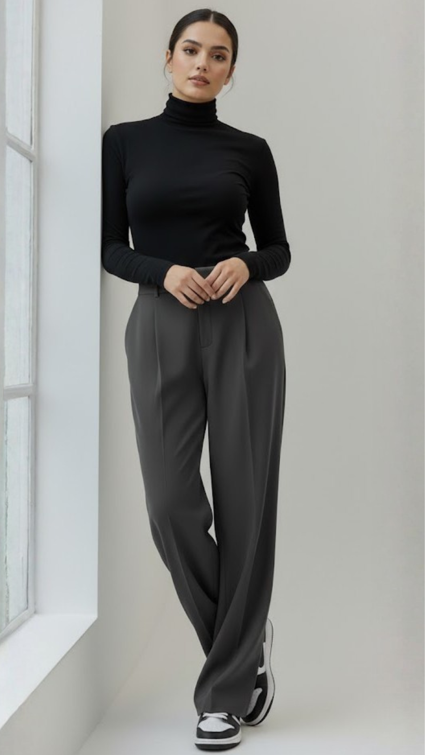 Erum loose Dark Grey Pant