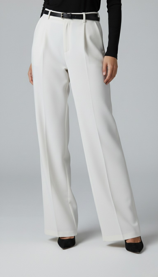 Erum loose White Pant